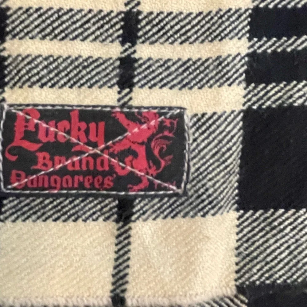 Lucky Brand Plaid Scarf‎ Womens Preppy Outdoors Layering Accessory Gorpcore